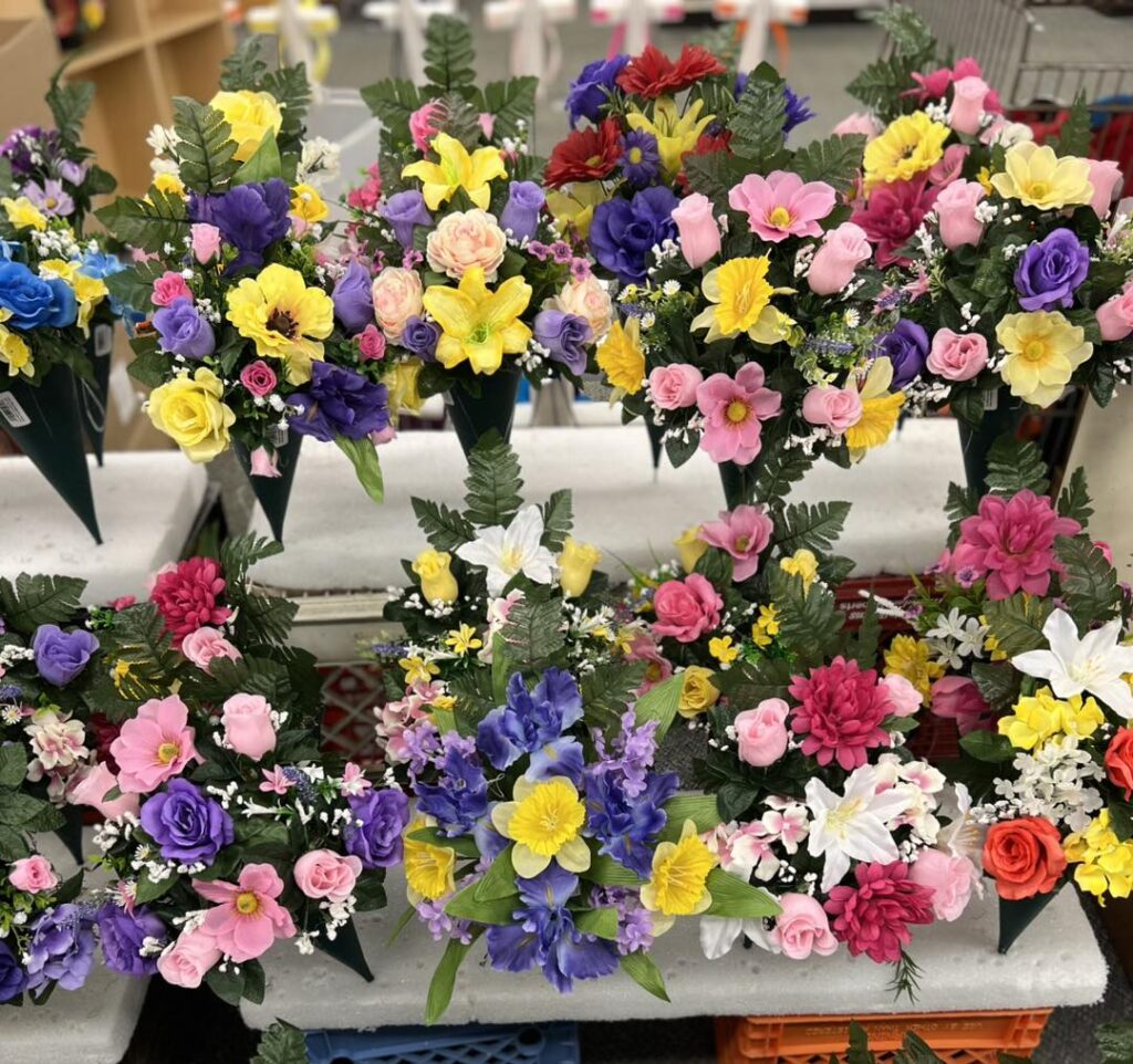 Bouquets of flowers